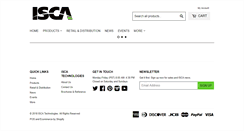 Desktop Screenshot of iscatechnologies.com